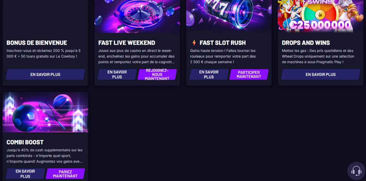 fast slots casino boni